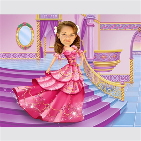 Quinceanera Caricature from Photo,by myDaVinci - myDaVinci